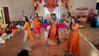 Mehndi Dance 2022  Ammar amp Aqsa Mehndi Mashup Performance [upl. by Akinuahs]