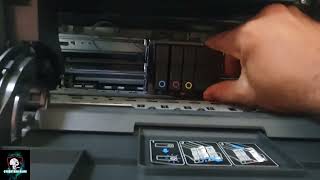 Unlocking the Secrets Ink Replacement HP OfficeJet Pro 772077307740 Wide Format AIO Printer [upl. by Airec329]