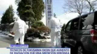 Técnicos de Fukushima dicen que aumento de radiación fue una medición errónea [upl. by Nosneh]