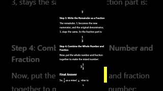 Convert Improper Fractions to Mixed Numbers in Seconds 🧠📊 Simple Math Trick [upl. by Alliuqet]