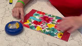 Snap Bag Sewing Demo [upl. by Saudra]