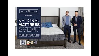 Restonic National Mattress Sale [upl. by Newnorb]