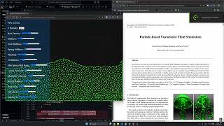 Opensource Particlebased Viscoelastic Fluid Simulation Implementation [upl. by Yotal652]