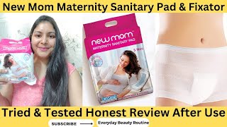 New Mom Maternity Pads amp Fixator Honest Review How to useडिलीवरी मैटर्निटी पैड रिव्यु [upl. by Guillemette]