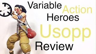 Megahouse Variable Action Heroes One Piece USOPP Action Figure Review Toy Review [upl. by Jess]