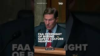 Sen Johnson takes issue with Sen Blumenthals opening statement during FAA Boeing hearing [upl. by Adnofal]