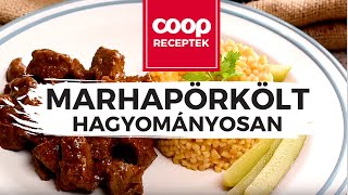 Marhapörkölt egyszerű hagyományos módon  recept [upl. by Robbin976]