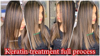 Full details process of Hair keratin treatmenttutorialstep by stepLuxlissgk keratinCadiveu2021 [upl. by Onitram574]