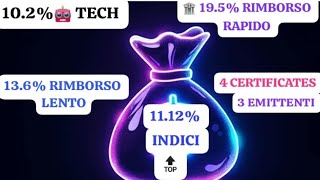 🏆MIGLIOR CERTIFICATO SU INDICI 2024🌟1112  ALTRI 3 💰dividendi finanza soldi money certificati [upl. by Jacqui737]