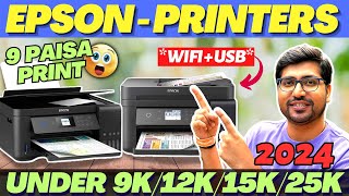 Best Epson Printer In India 2024🔥Best Printer For Home Use🔥Best Printer Under 15000🔥InkTank Printer [upl. by Neillij]