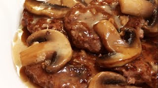 EASY MUSHROOM GRAVY SAUCE RECIPE  Gregs Kitchen [upl. by Allenrac]