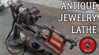 Antique Jewelry Lathe Restoration [upl. by Sosthenna147]