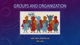 Ch 6 Lecture  Groups and Organization [upl. by Akinwahs]