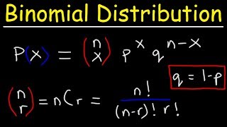 Finding The Probability of a Binomial Distribution Plus Mean amp Standard Deviation [upl. by Esele990]