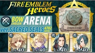 【Fire Emblem Heroes】BOW EMBLEM Deathless Run 4782  Faye Klein Virion Setsuna [upl. by Simara782]