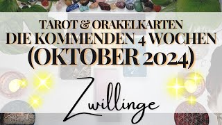 ♡ ZWILLINGE ☆ Der nächste Schritt  Selbstverwirklichung ☆ Oktober 2024 ☆ Tarot und Orakelkarten ♡ [upl. by Nataline364]