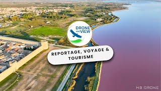 Les salins roses  MBDRONE  DroneAndView [upl. by Ibmab]