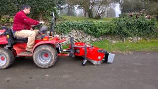 Kersten KM13045 M ABR sweeper mounted on a McCormick G30R [upl. by Loma61]