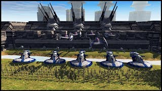 Clone Beach Defense Holds ENDLESS WAVES of Droids  Men of War Star Wars Mod Battle Simulator [upl. by Eerot]