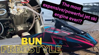 Lee Stone Products REVOLVER XL X BUN Freestyle 1200cc freestyle jet ski engine [upl. by Aynuat352]