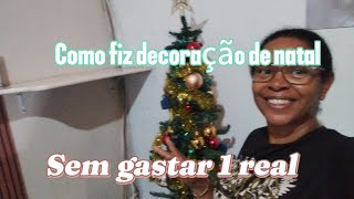 🌲 Faça você mesmacomo fiz minha própria decoração de natal ✨sem gastar nada🥰 [upl. by Breger]