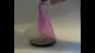 Decomposition of Hydrogen Peroxide by Potassium Permanganate [upl. by Danyette]