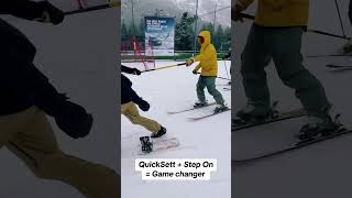 QuickSett  Step On BurtonSnowboards  Game changer  new snowboarding snowboard quicksett [upl. by Edia533]