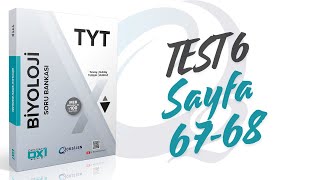 Test 6 Sitoplazma ve Organeller  Oxi Serisi Biyoloji  OksijenYayınları [upl. by Ziagos325]