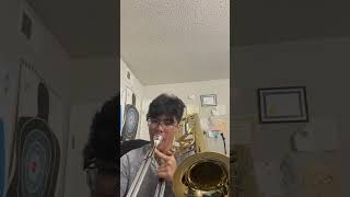 Just messing around with the contrabass trombone [upl. by Vevina480]