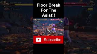 TEKKEN 8  Floor Break For The Asist tekken8 pewgf kazuya youtubeshorts motech heihachi [upl. by Page]