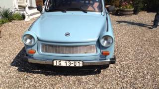 Trabant Engine Running  Old East German Car  DDR  Denmark [upl. by Bussy]