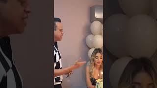 EstefaníaOsorio celebra su cumpleaños OmarGeles farandula Noticias Hazmeviral famosos músic [upl. by Yecnuahc]