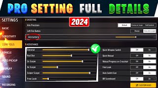 Free fire setting full details in tamil  After update headshot sensitivity 🔥  Free fire setting [upl. by Annauqal]