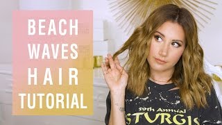 Beach Waves Hair Tutorial  Ashley Tisdale [upl. by Minda]