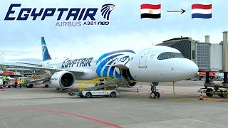 Egyptair A321neo  Cairo  Amsterdam  Trip Report [upl. by Annas]