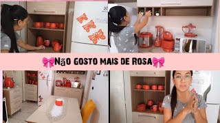 Cozinha Vermelha ou Cozinha Rosa QUAL PREFEREM Eu amo Cor de Rosa [upl. by Shanna810]