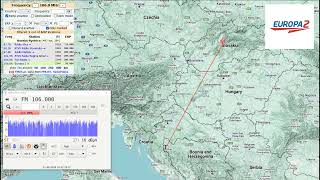 Tropo FM DX  Slovakia  Europa 2 Fun Rádio Rádio Devín  received in Bosnia 21062024 [upl. by Nilyarg]