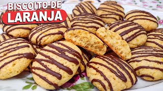 SUPER ECONÔMICO FÁCIL DE FAZER E DELICIOSO❗😱 BISCOITO DE LARANJA SEM MANTEIGA E COM APENAS 1 OVO [upl. by Ive231]