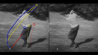 Bobby Jones Walter Hagen Gene Sarazen  Golf Swing  Tracer  Legends [upl. by Huntlee878]