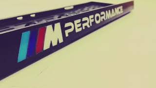 BMW M Performance kentekenplaathouder [upl. by Anaz]