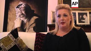 Suha Arafat talks after Arafat grave dug up for probe of poison suspicion [upl. by Kirshbaum231]