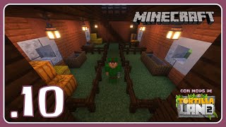 MINECRAFT 10  Un GRANERO para mis animales  MODS TORTILLALAND 2 [upl. by Cannon]