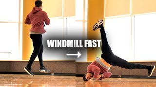 How to Windmill by Turning a 360 into Breakdance [upl. by Naivart655]