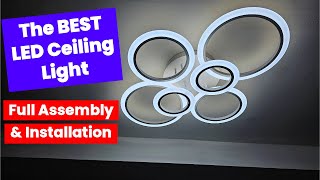 The Best LED Ceiling Light Assembly and installation [upl. by Lillis]