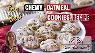 The Best Chewy Oatmeal Cookies Recipe So Easy cookies foodvideo [upl. by Aihtennek65]