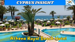 Athena Royal Beach Hotel Paphos Cyprus  2024 Tour [upl. by Zorah]