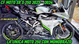 NUEVA CF MOTO SR S 250 REVIEW A FONDO🔥 ESTO ES UNA OBRA DE ARTE 😱 DISEÑO UNICO👏🏽 YO SI ME LA COMPRO🤩 [upl. by Naryk]