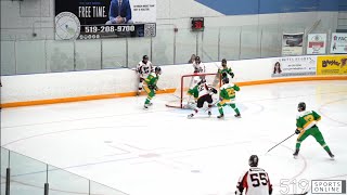 PJHL  Wellesley AppleJacks vs Hespeler Shamrocks [upl. by Nalyorf]