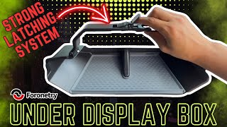 Under Display Storage Box by Foronetry  Cybertruck Accessory Review [upl. by Henryson]