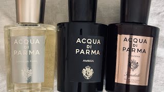 Acqua Di Parma Perfumes in my Collection [upl. by Eldoree742]